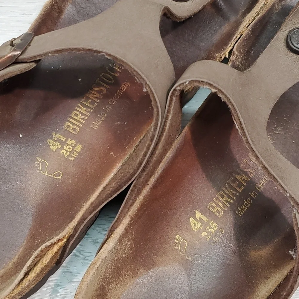 Birkenstock Women Gizeh Comfort Sandals Flats shoes sz 41/10